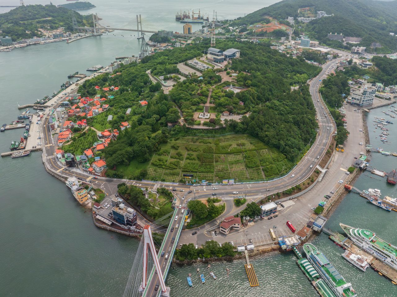 돌산공원에서 내려다본 여수 야경